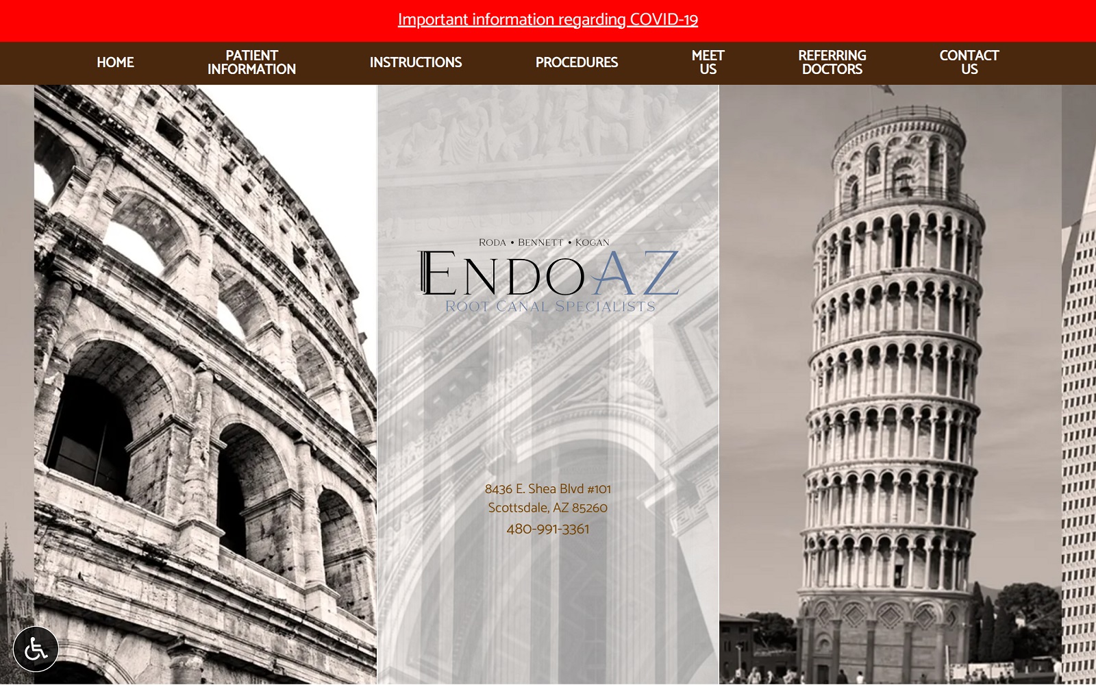 Endoaz. Com screenshot