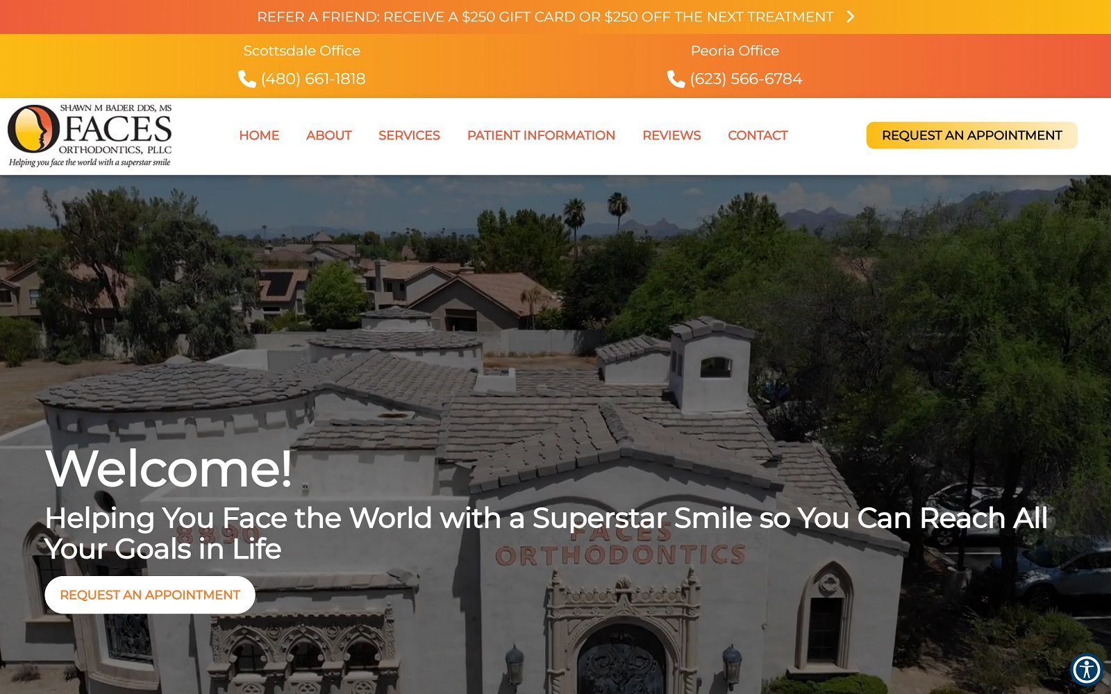 Facesorthodontics. Com screenshot