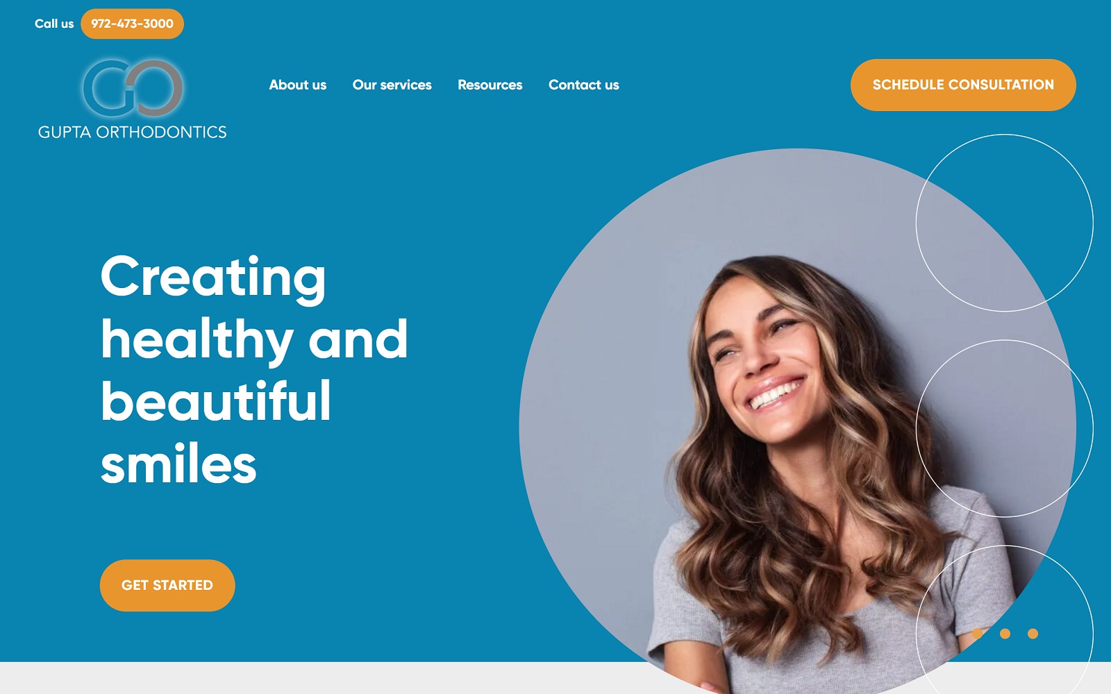 Guptaortho. Com screenshot