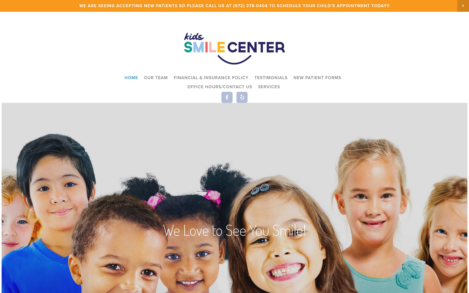 Kidssmilecenterplano. Com screenshot