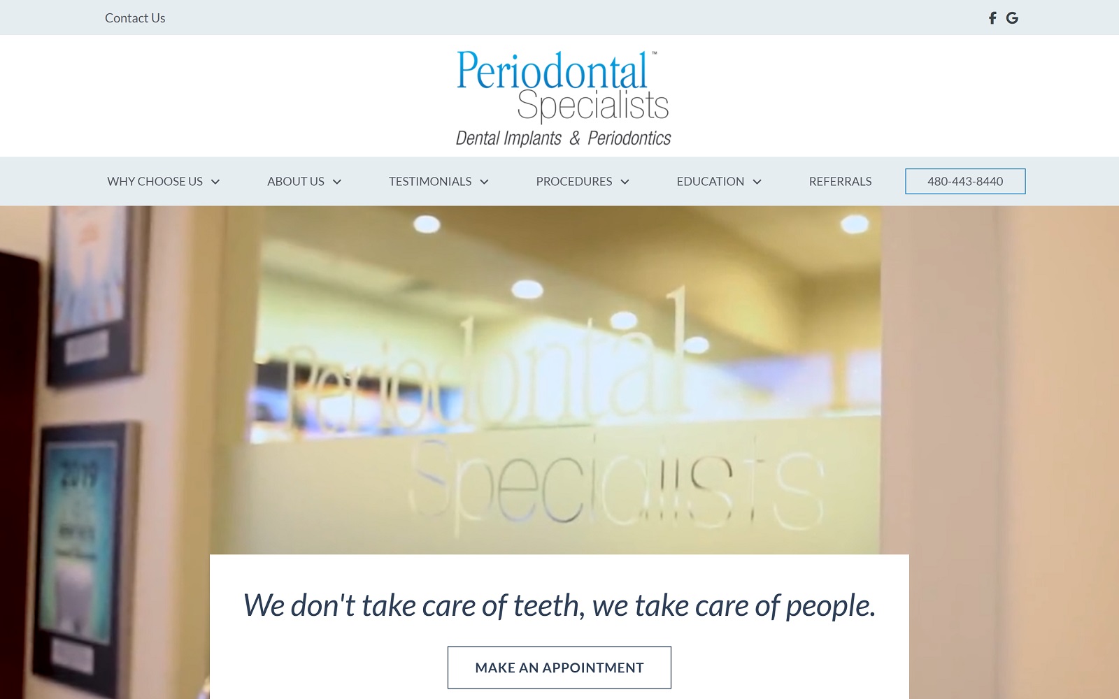 Periospecs. Com screenshot