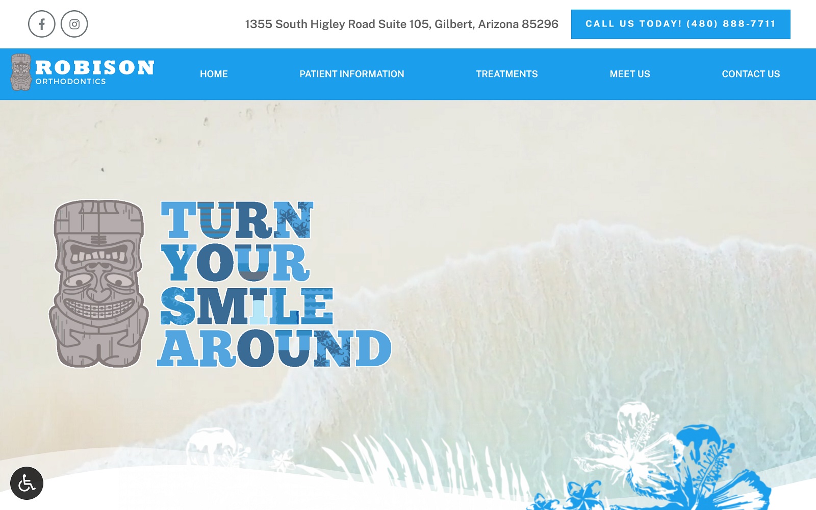 Robisonortho. Com screenshot