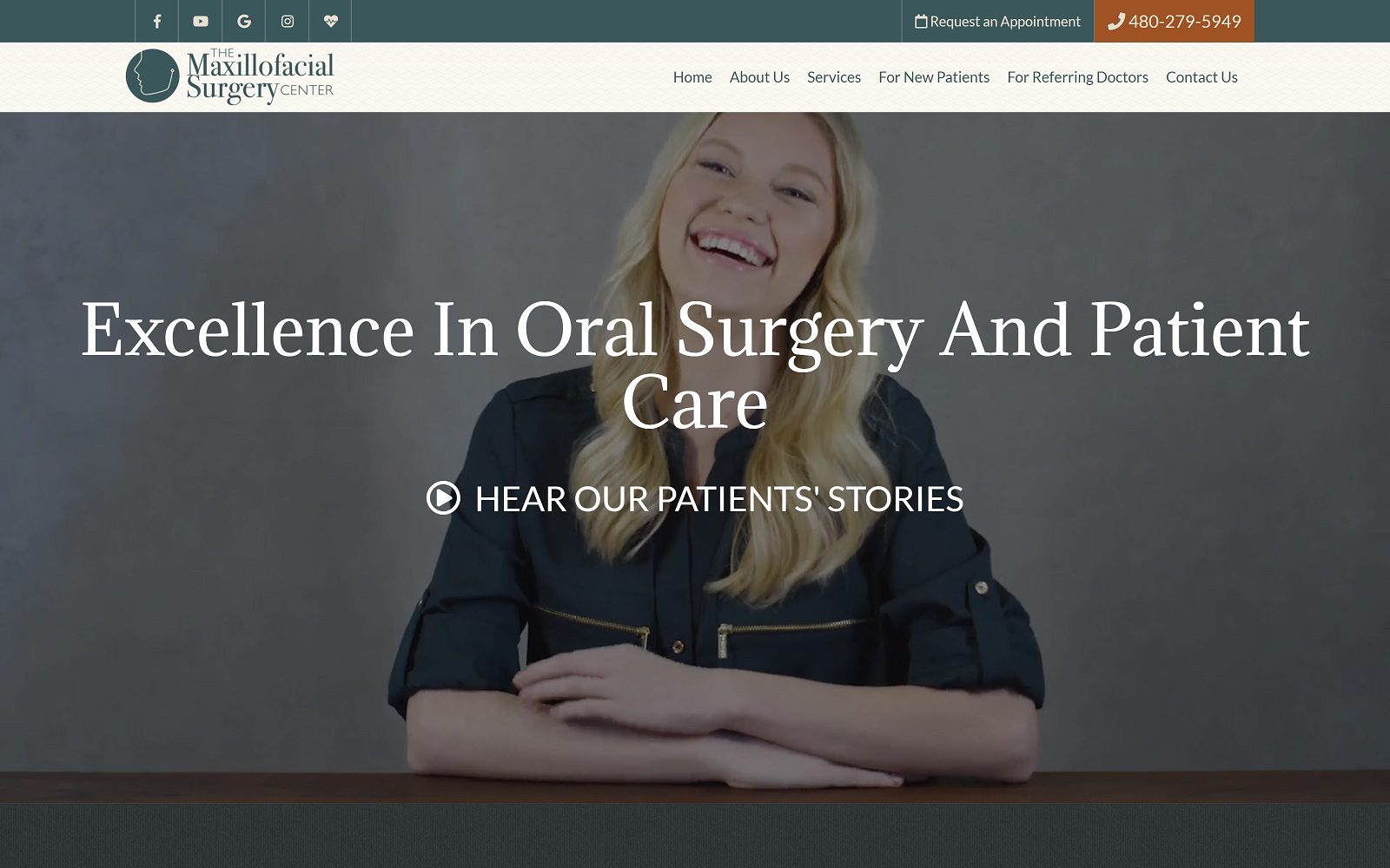 The screenshot of dr. Spencer g. Wilson website