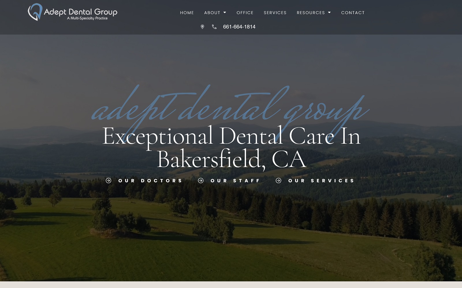 adeptdentalgroup.com screenshot