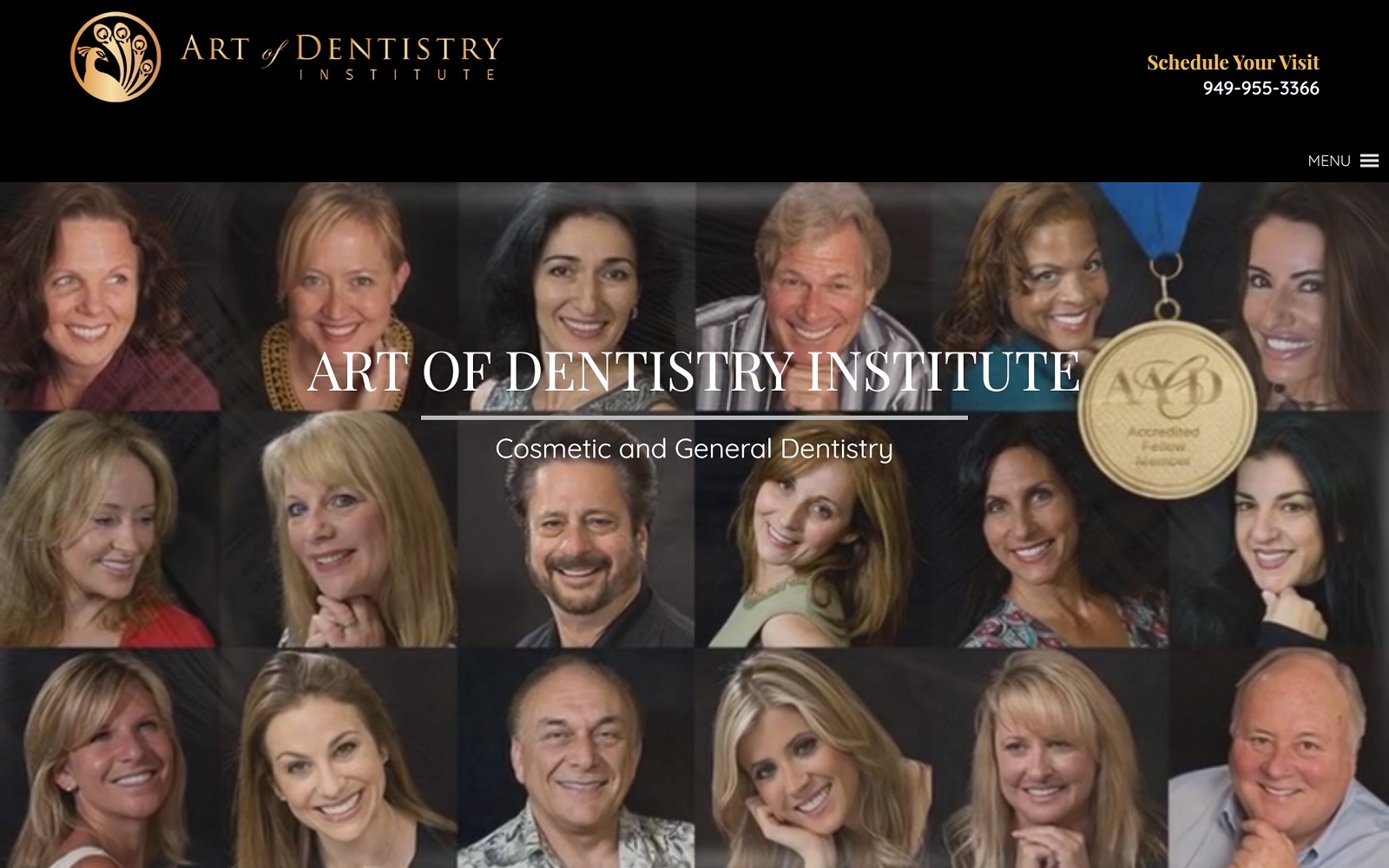 Artofdentistryinstitute. Com screenshot