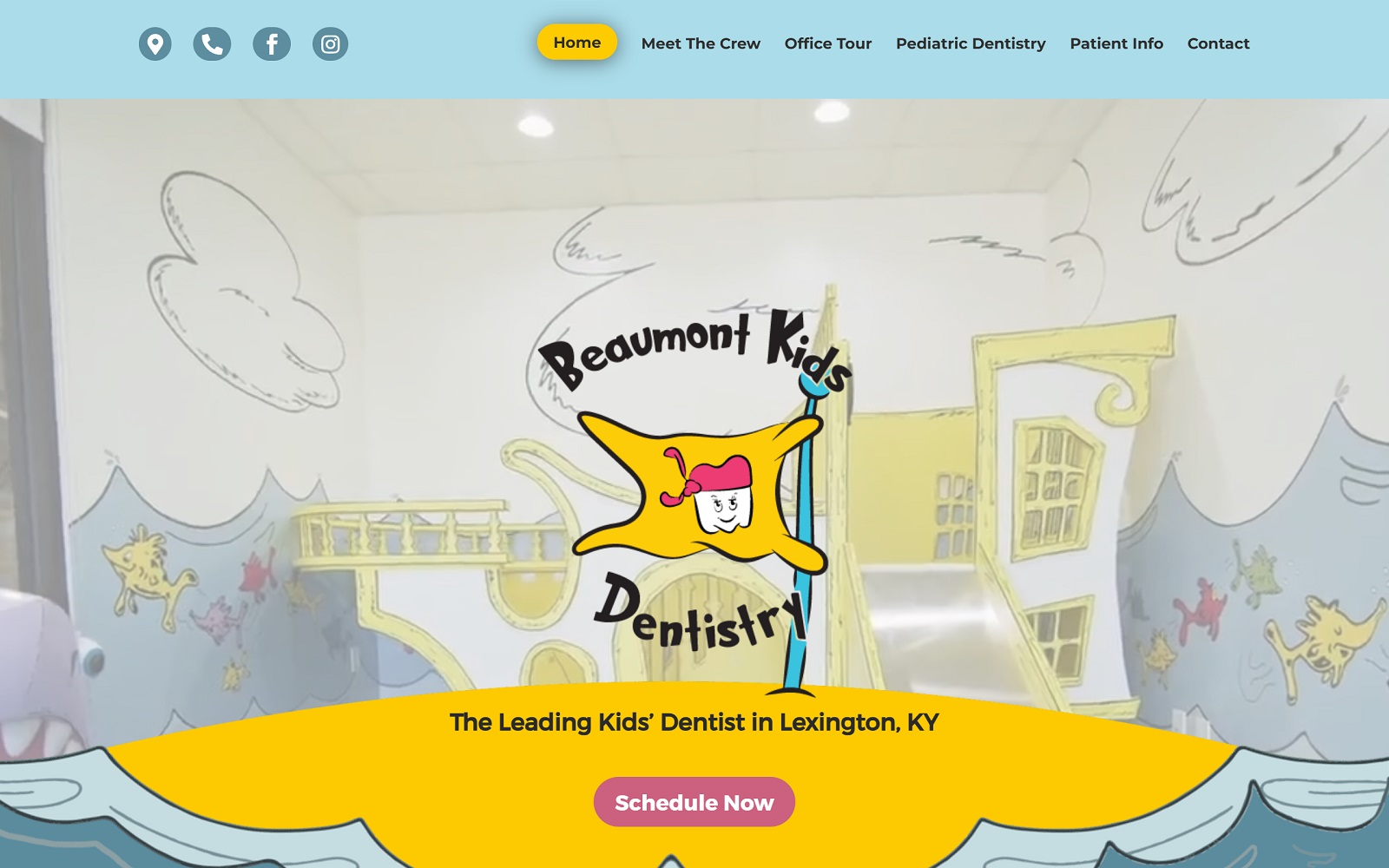 Beaumontkidsdentistry. Com screenshot