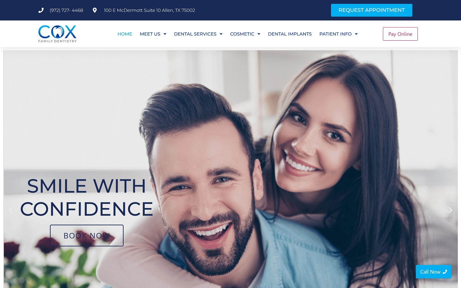 Coxfamilydds. Com screenshot
