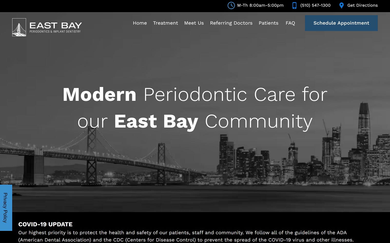 Eastbaygums. Com screenshot