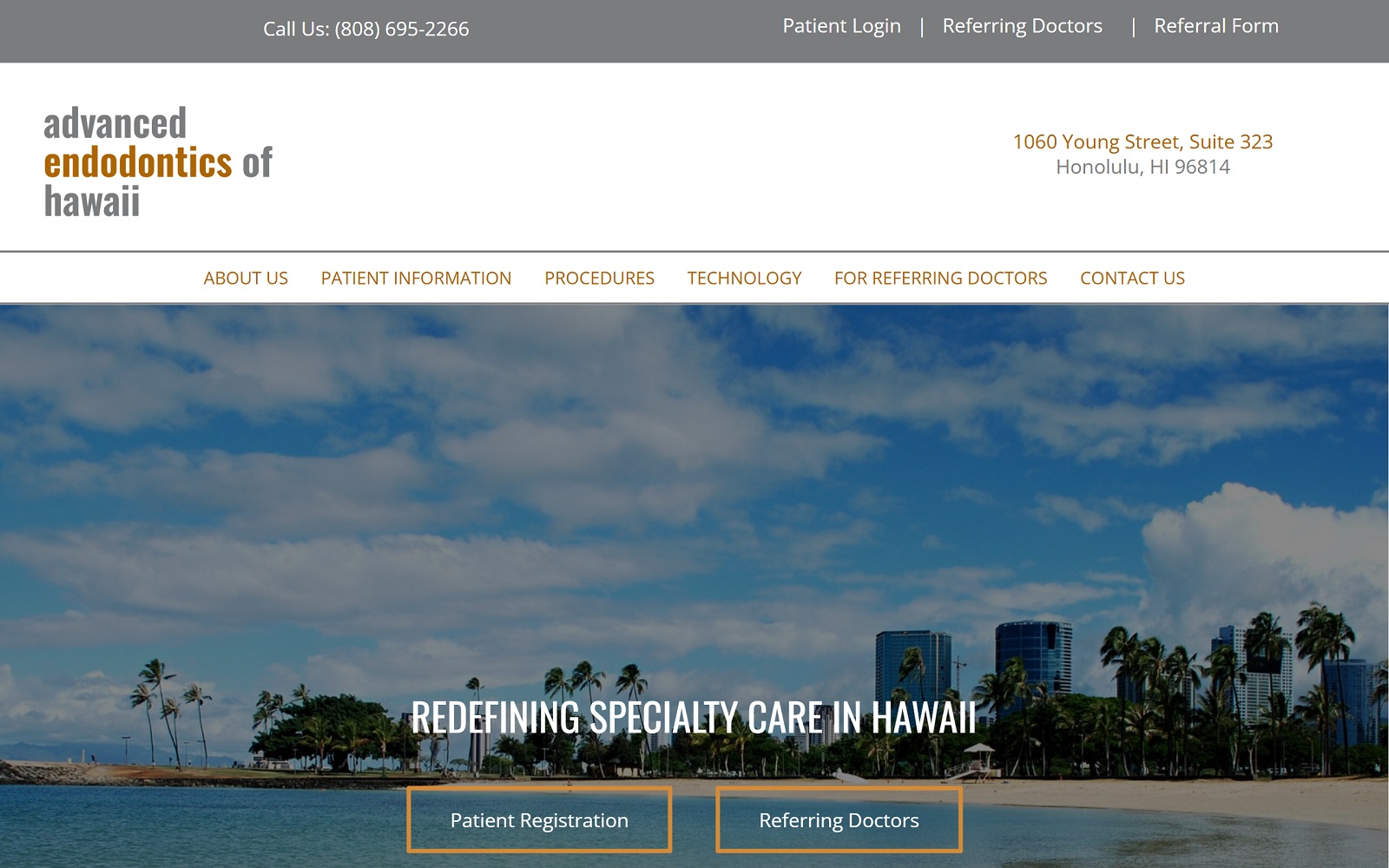 Endohawaii. Com screenshot