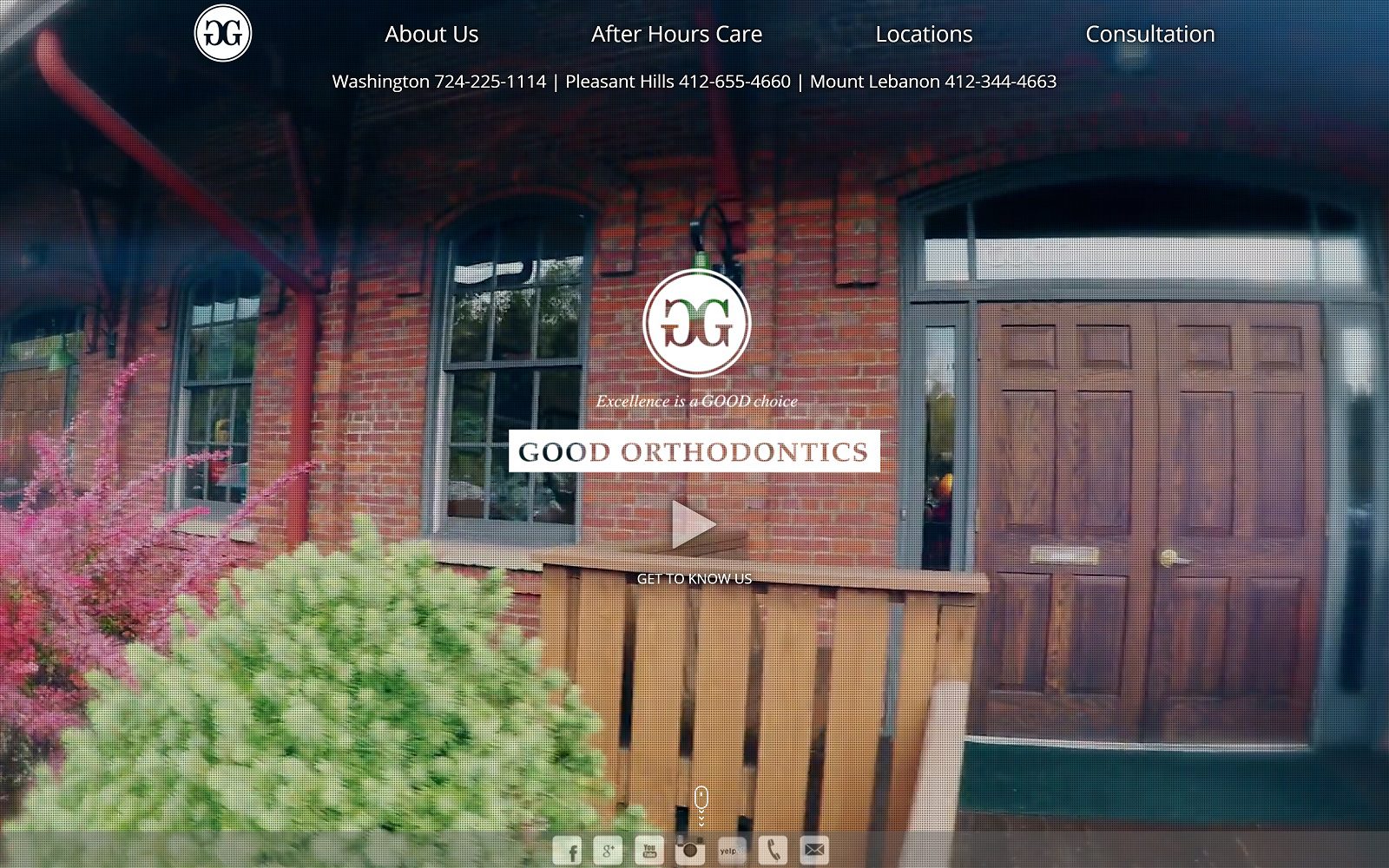 The Screenshot of Good Orthodontics Website