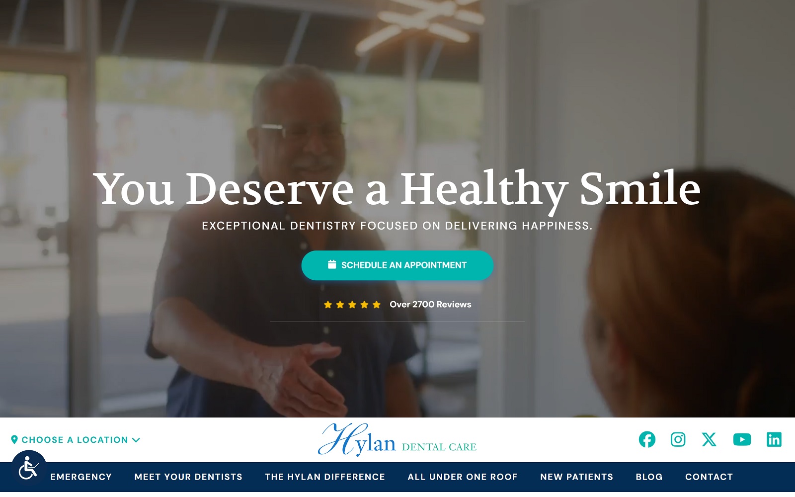 Hylandentalcare. Com screenshot