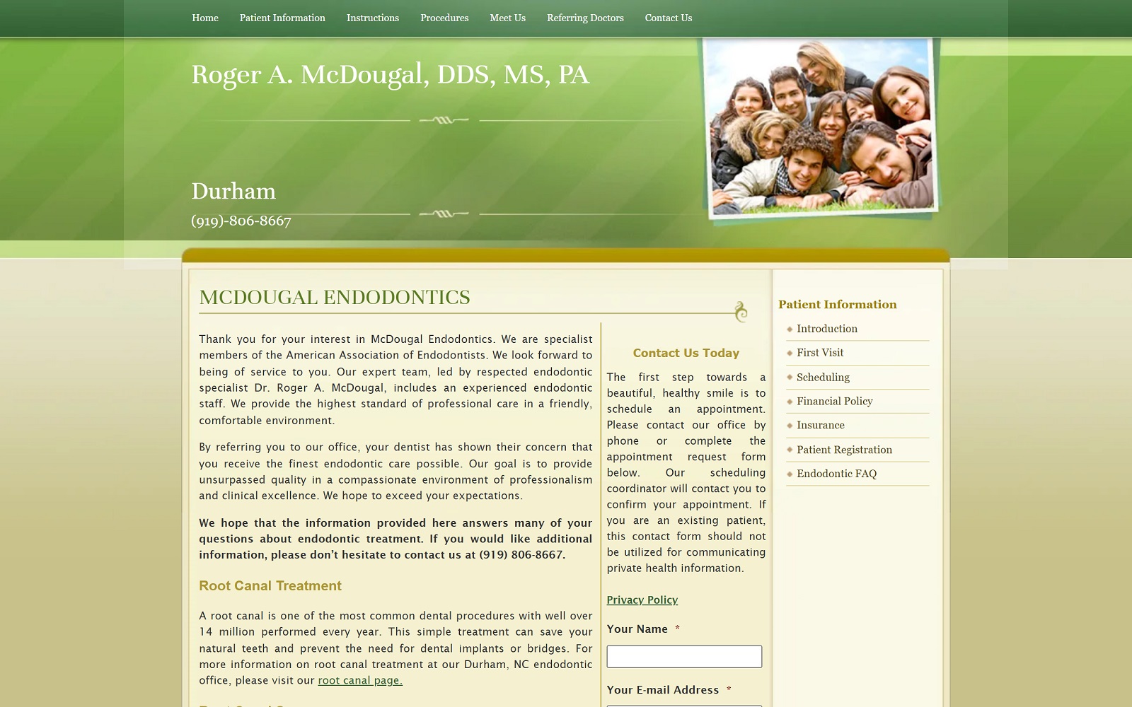 Mcdougalendo. Org screenshot