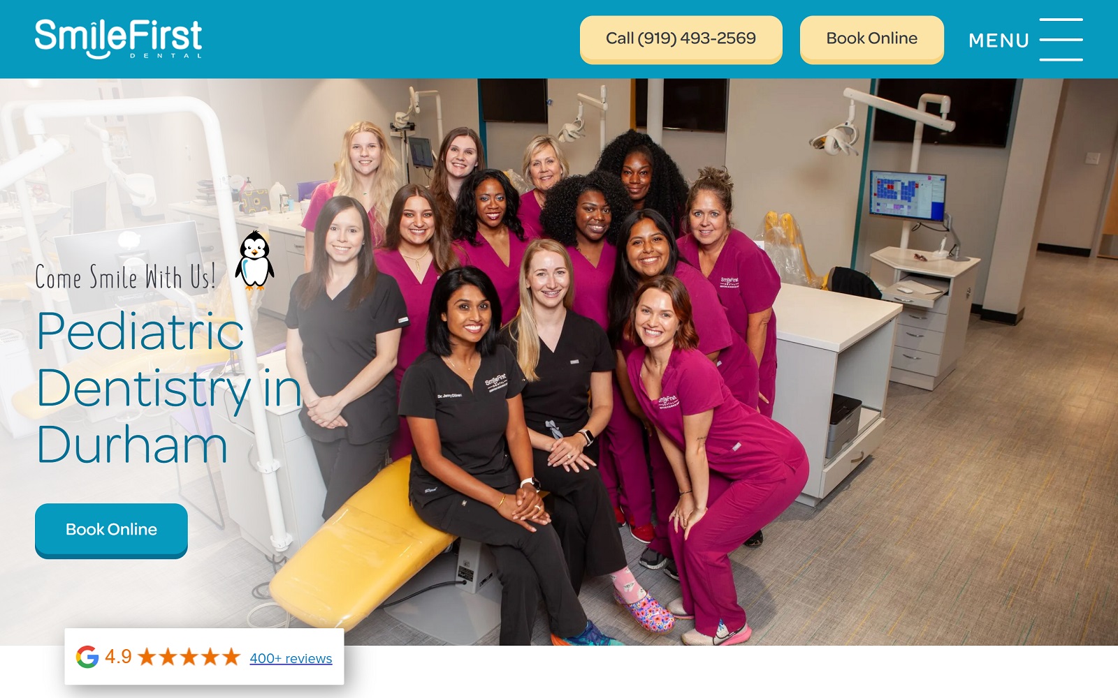 Smilefirstdental. Com screenshot