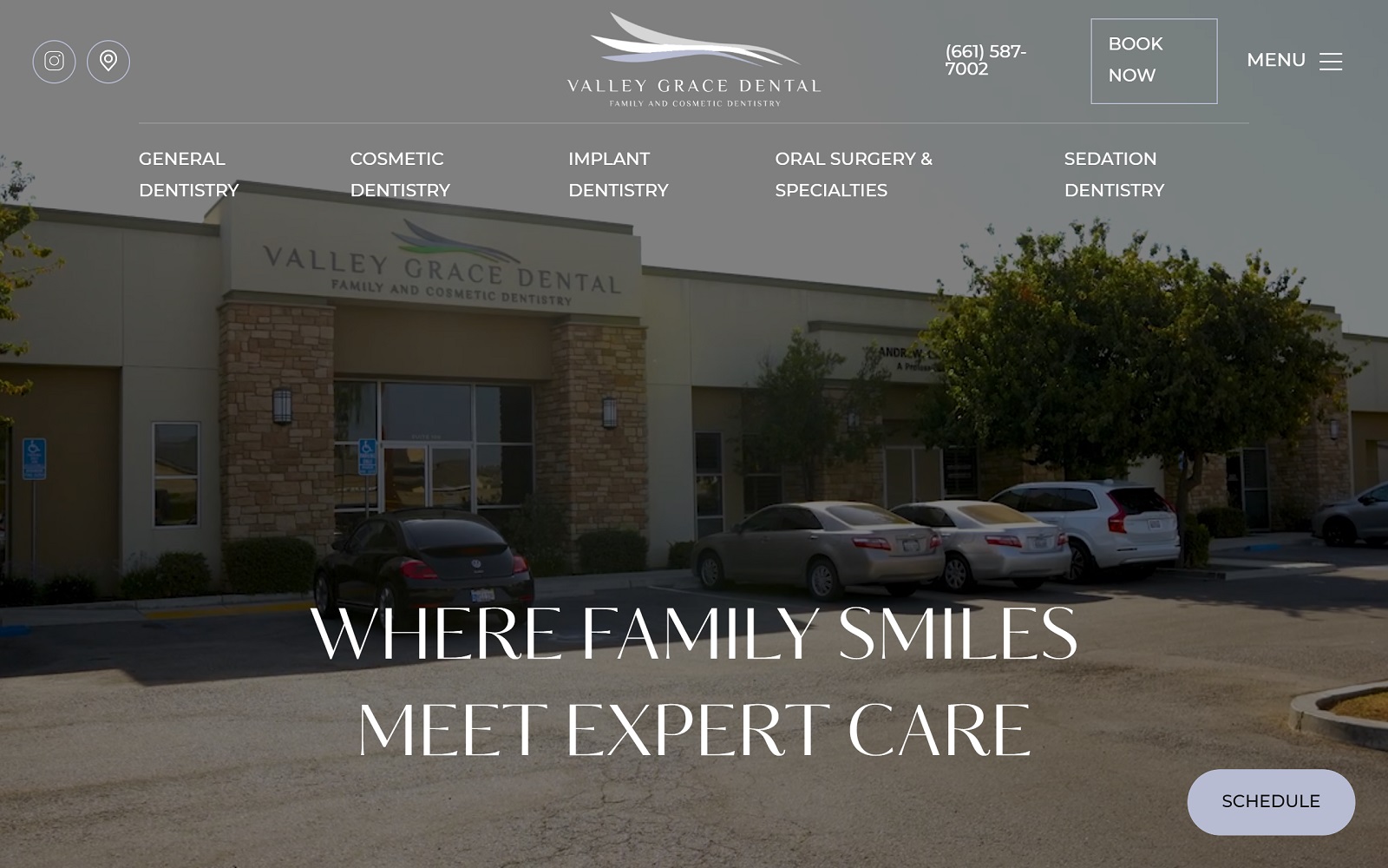 Valleygracedental. Com screenshot