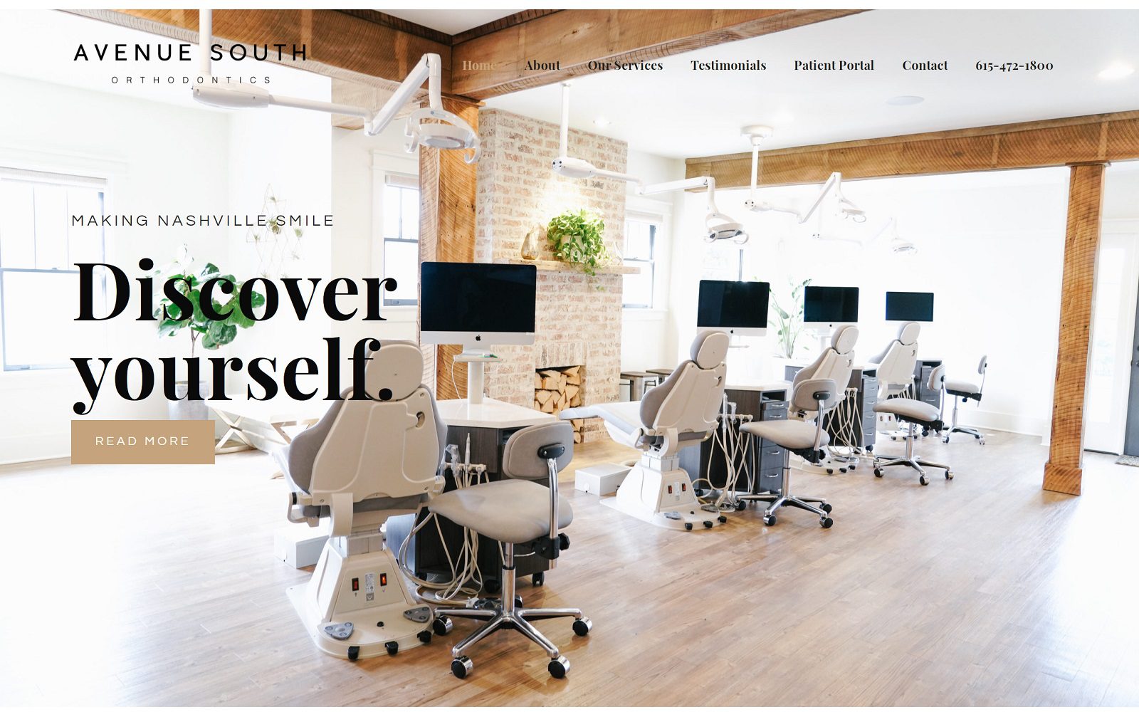 The Screenshot of Avenue South Orthodontics Dr. Brandon Foltz Website