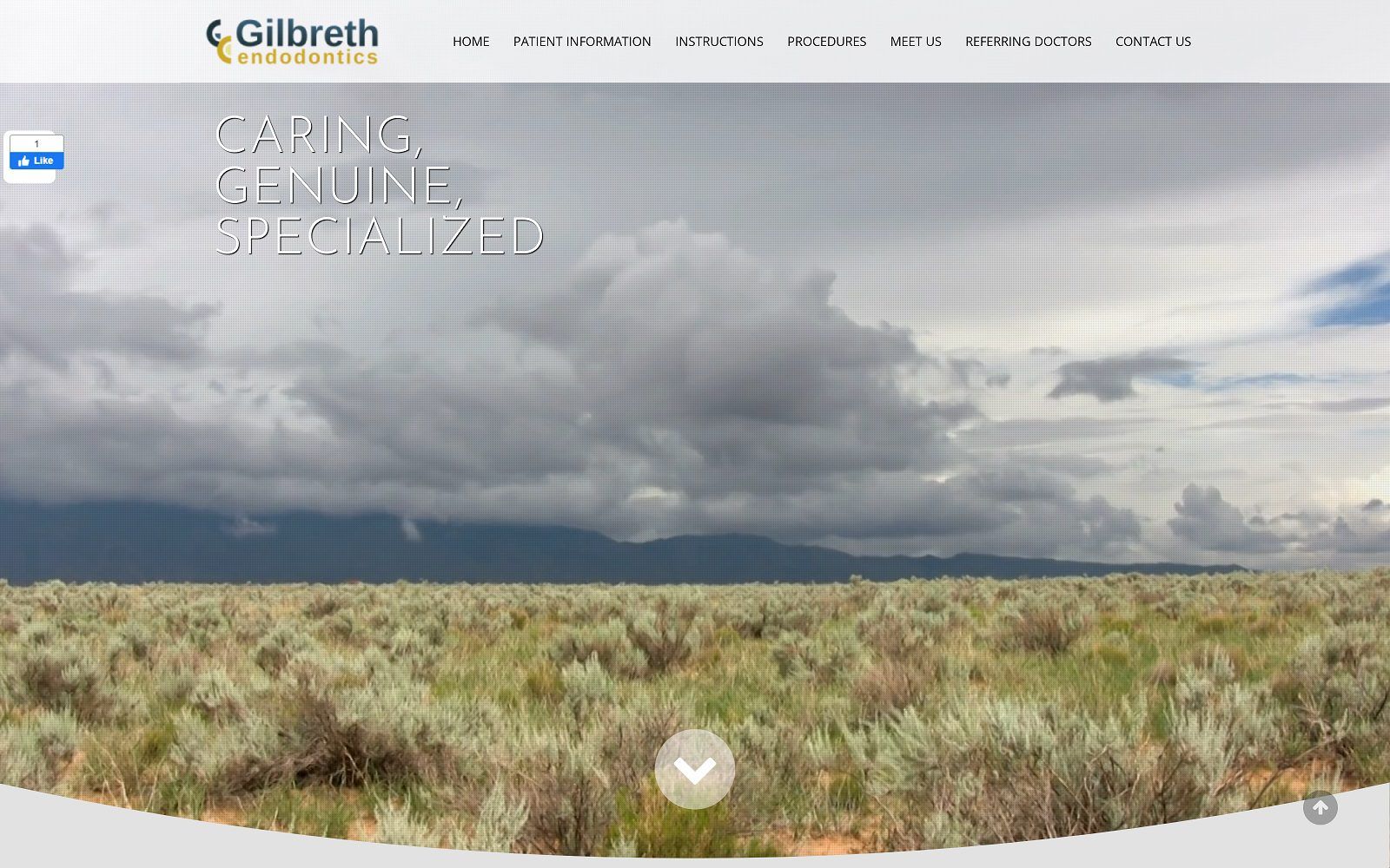 The Screenshot of Gilbreth Endodontics Website