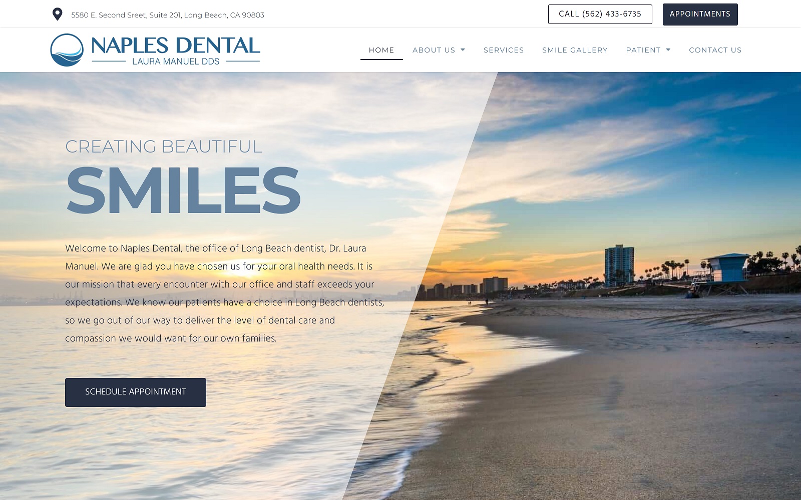 Lauramanueldds. Com screenshot
