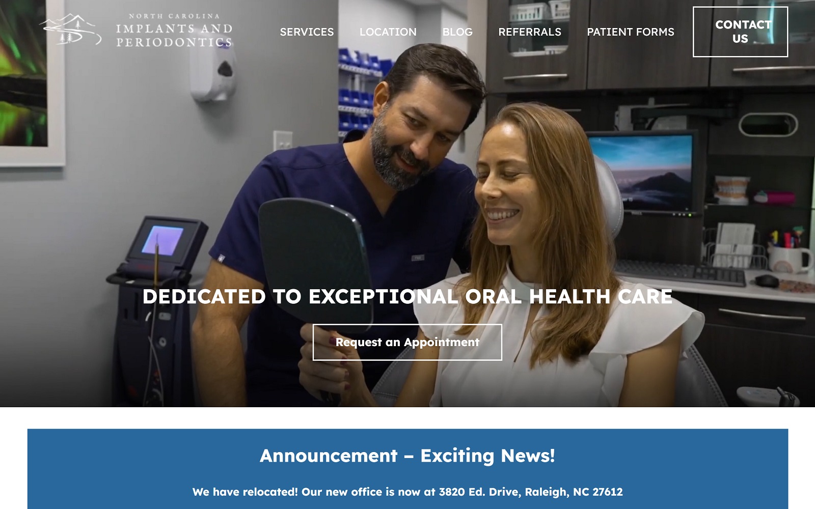 Northcarolinaperio. Com screenshot