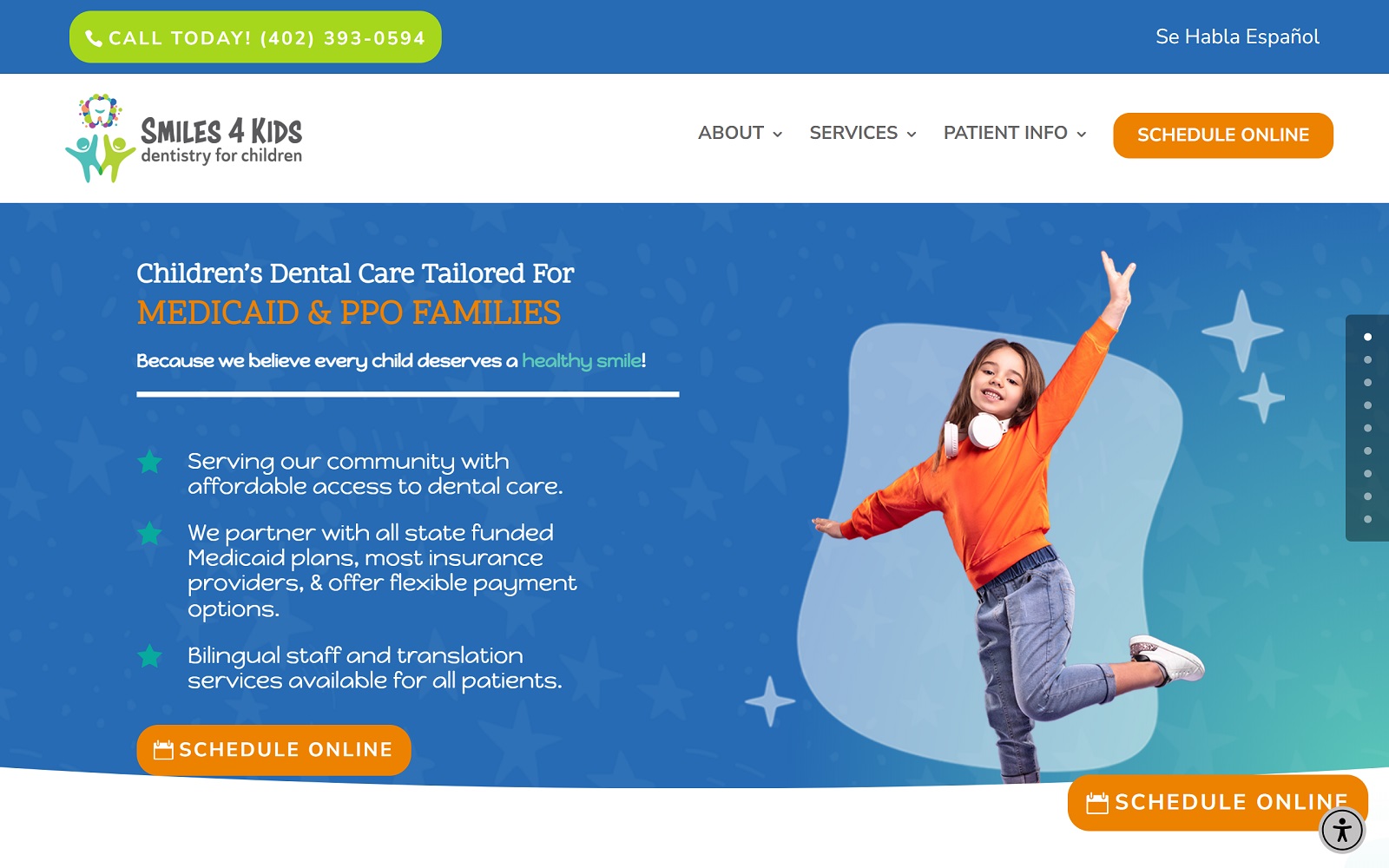 Smiles4kidsomaha. Com screenshot