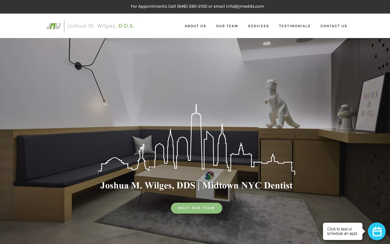 jmwdds.com screenshot