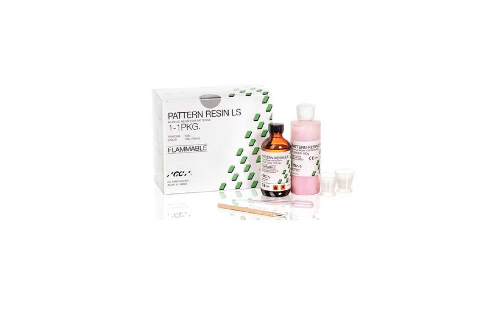 Pattern Resin™ LS Self-Curing Acrylic Die Material – 1:1 Package