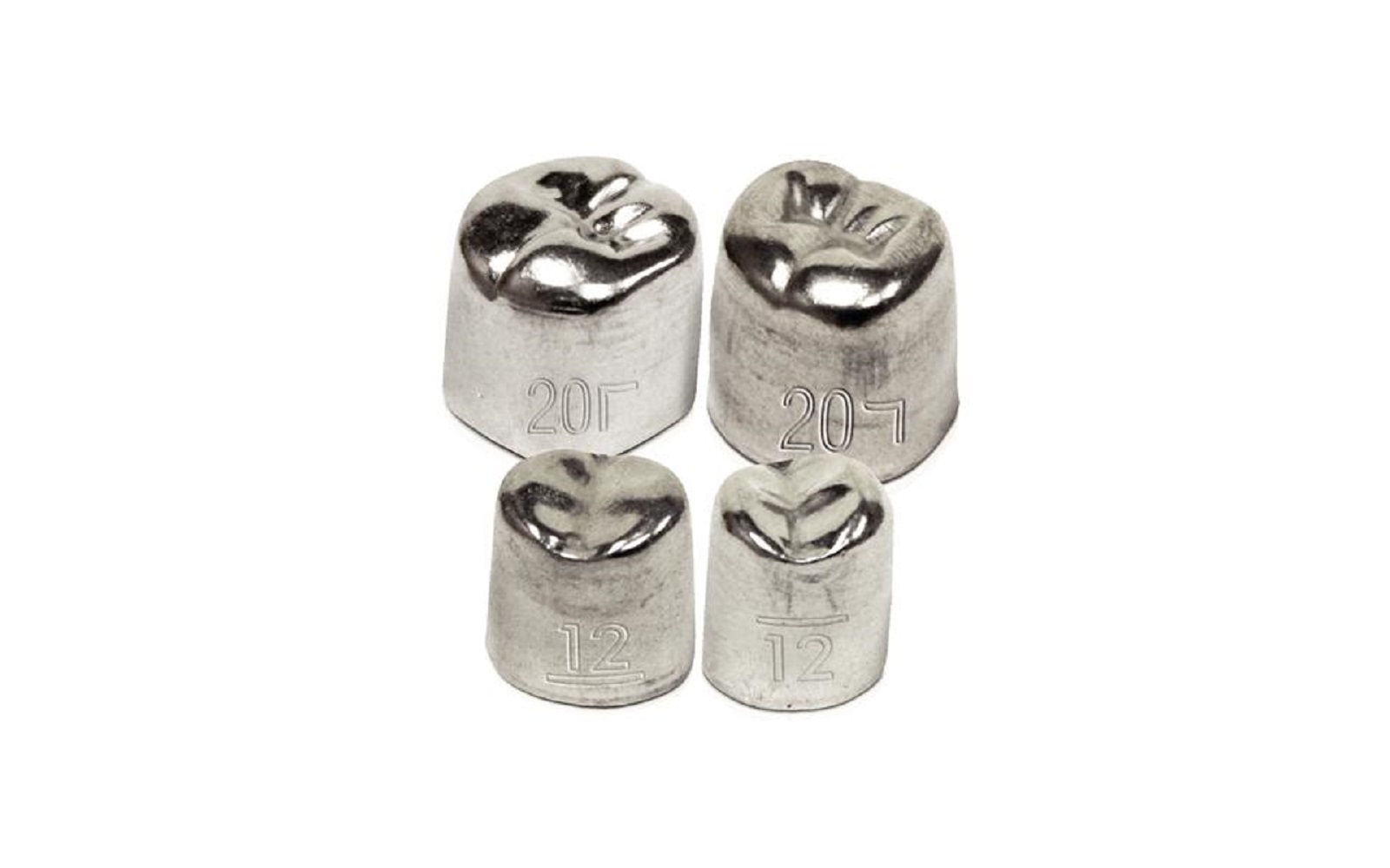 Aluminum Crowns, 5/Pkg - Parkell Products Inc