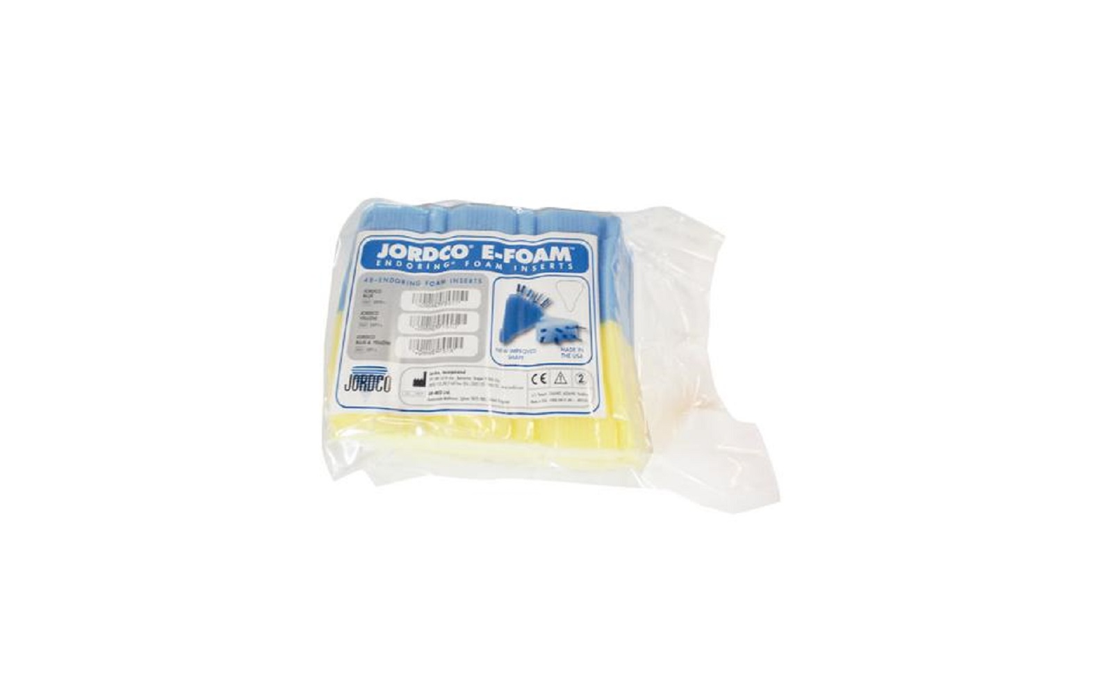 Endoring foam inserts, 48/pkg - jordco inc