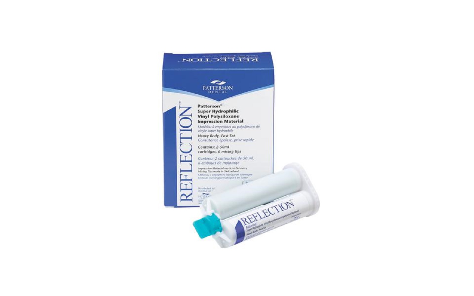 Reflection™ vps impression material, high performance cartridge - patterson dental supply