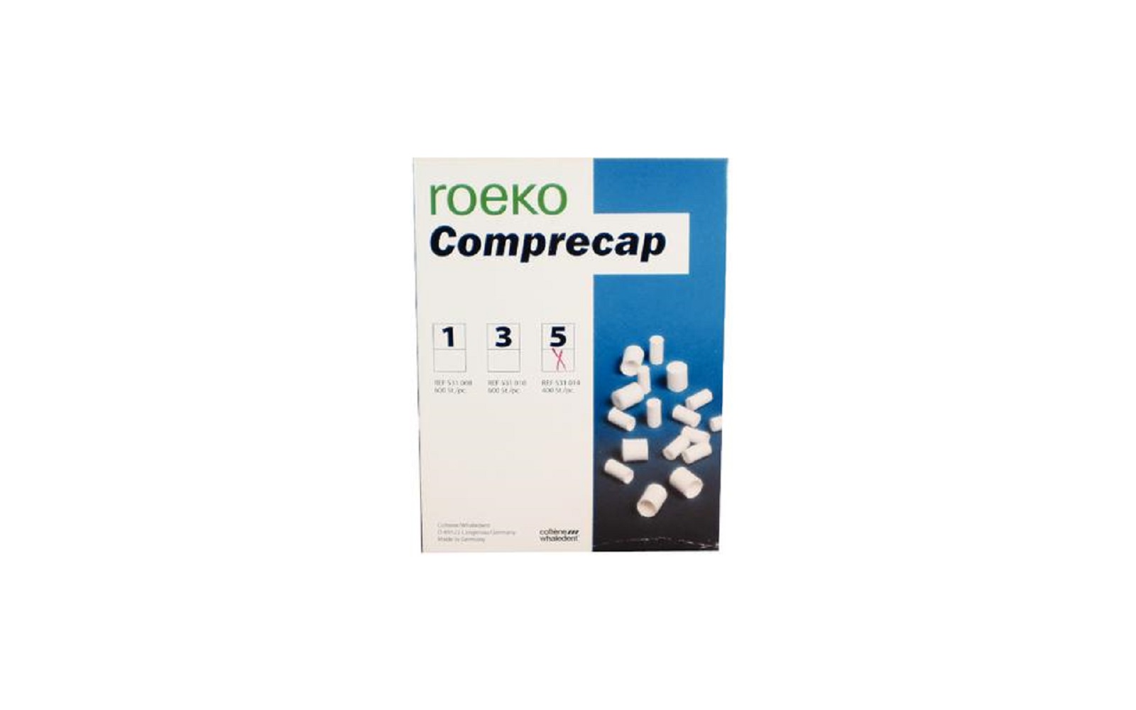 Roeko Comprecap Compression Caps, Clinic Pack - Coltene