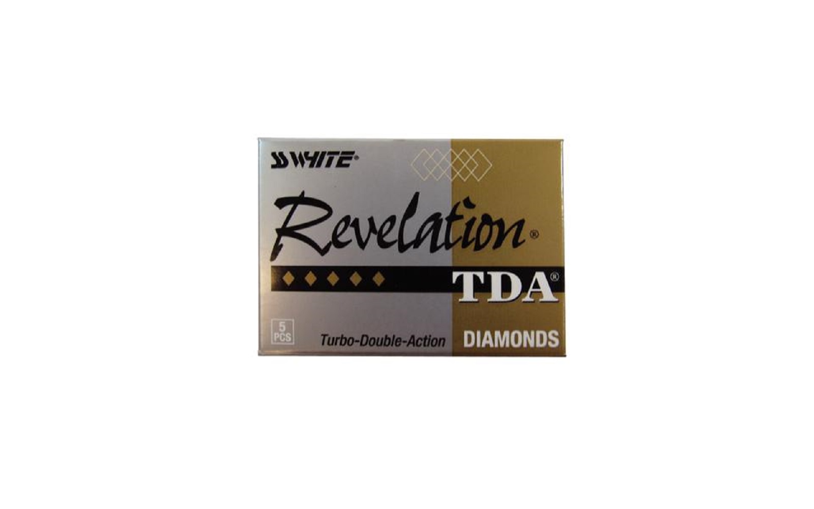 TDA Diamonds – Cylinder Point End, Medium Grit, FG, 5/Pkg - Size #879-018-M, 1.8 mm Diameter
