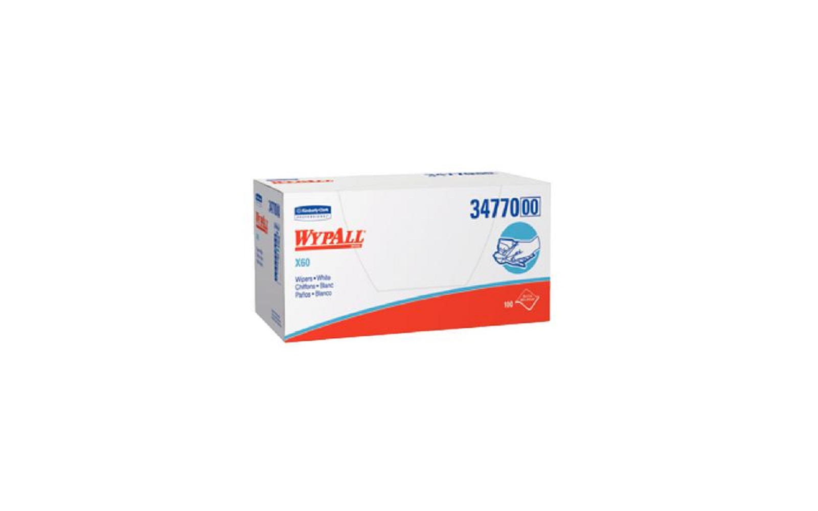 WypAll® X60 Wipers – White