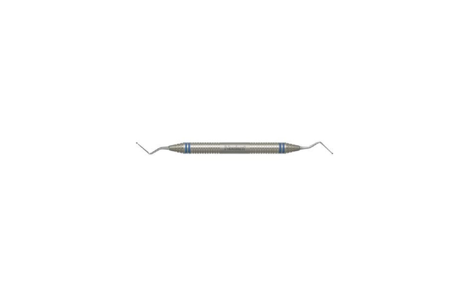 Endodontic Excavator – # 11L, Spoon, Extra Long Shank, DuraLite® ColorRings™ Handle, Stainless Steel, Double End