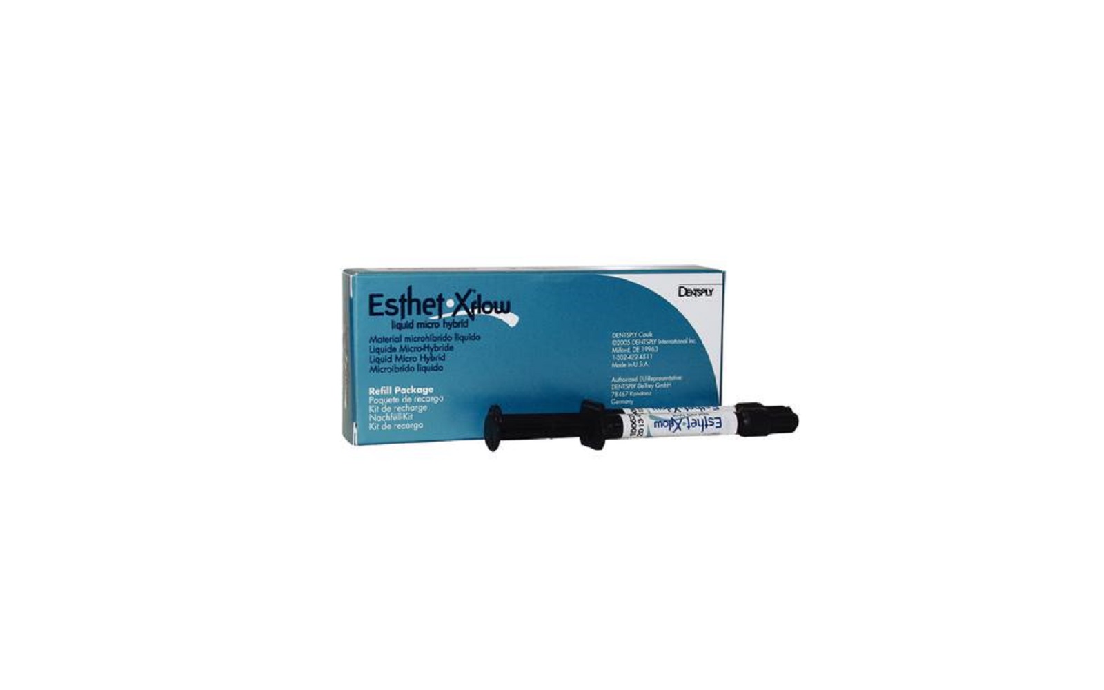 Esthet•X® Flow Liquid Micro Hybrid Restorative – 1.3 g Syringe Refill with Tips, 2/Pkg - DENTSPLY Caulk