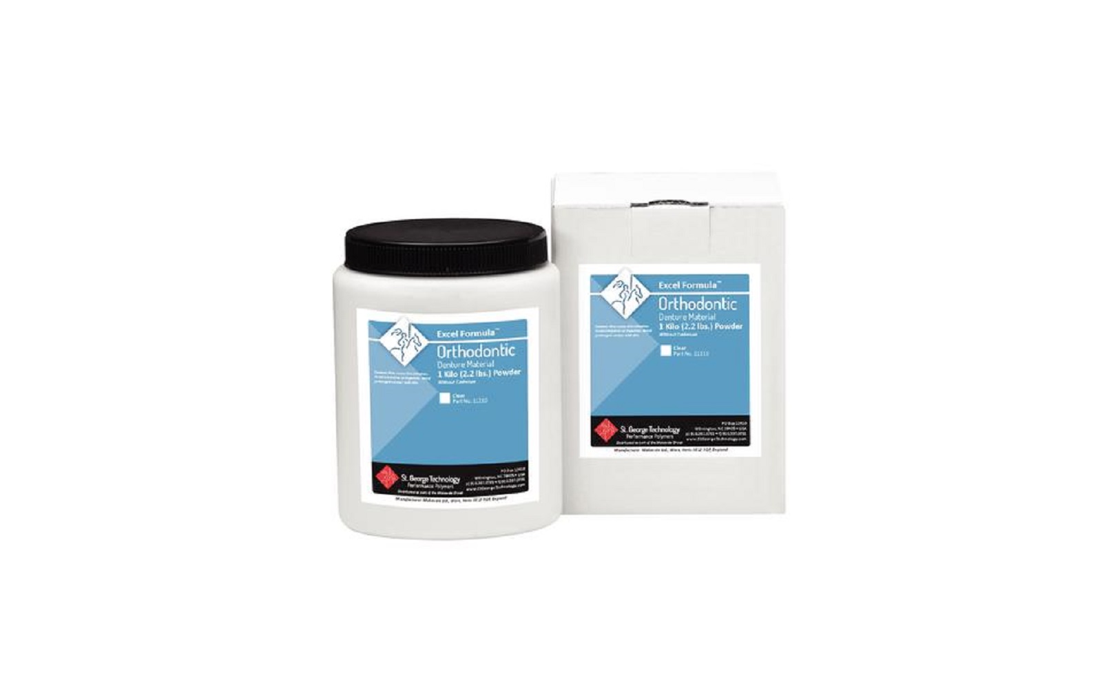 Excel Formula® Auto-Cure Orthodontic Material, Powder - St. George Technology Inc