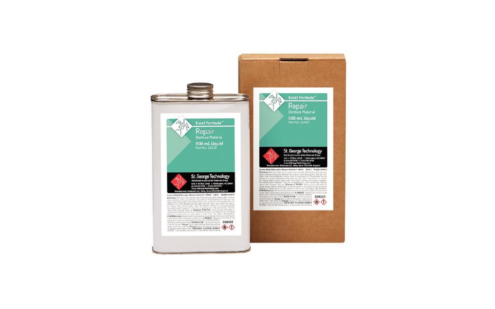 Excel Formula® Auto-Cure Repair Material, Liquid - St. George Technology Inc