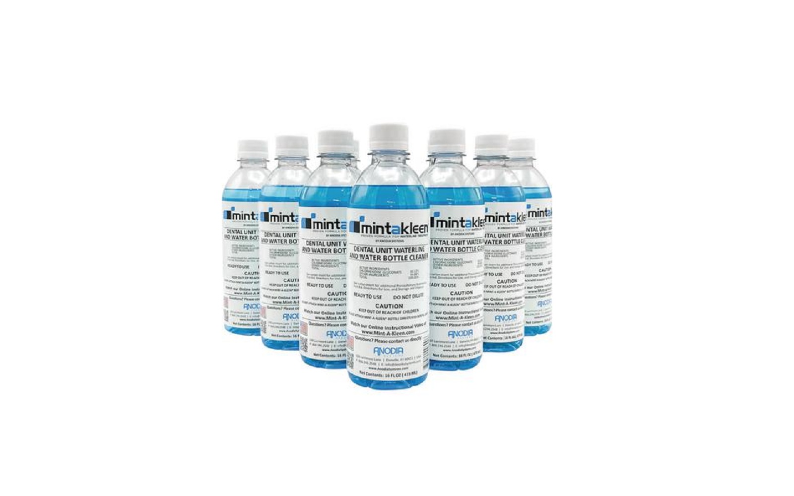 Mint-A-Kleen® Dental Unit Waterline and Bottle Cleaner - 10/Pkg
