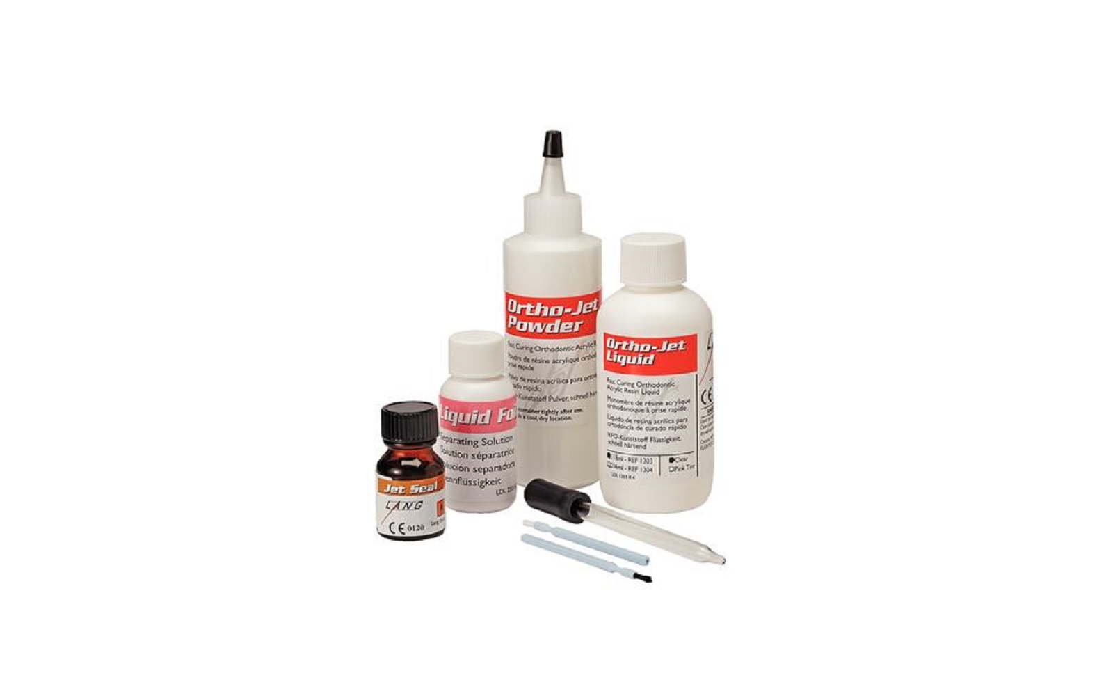 Ortho-Jet Professional Package – 100 g Powder, 118 ml Liquid - Lang Dental Manufacturing Co Inc