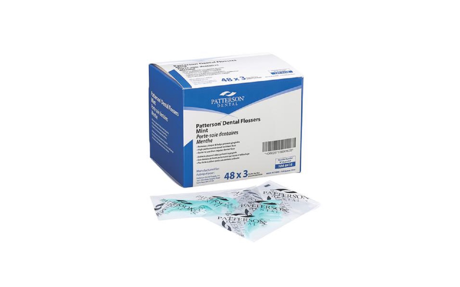 Patterson® Interdental Flossers, 48 (3 Flosser) Packages