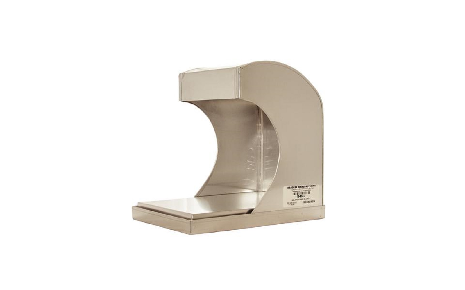 Splash Hood – No Light, Aluminum, 6"