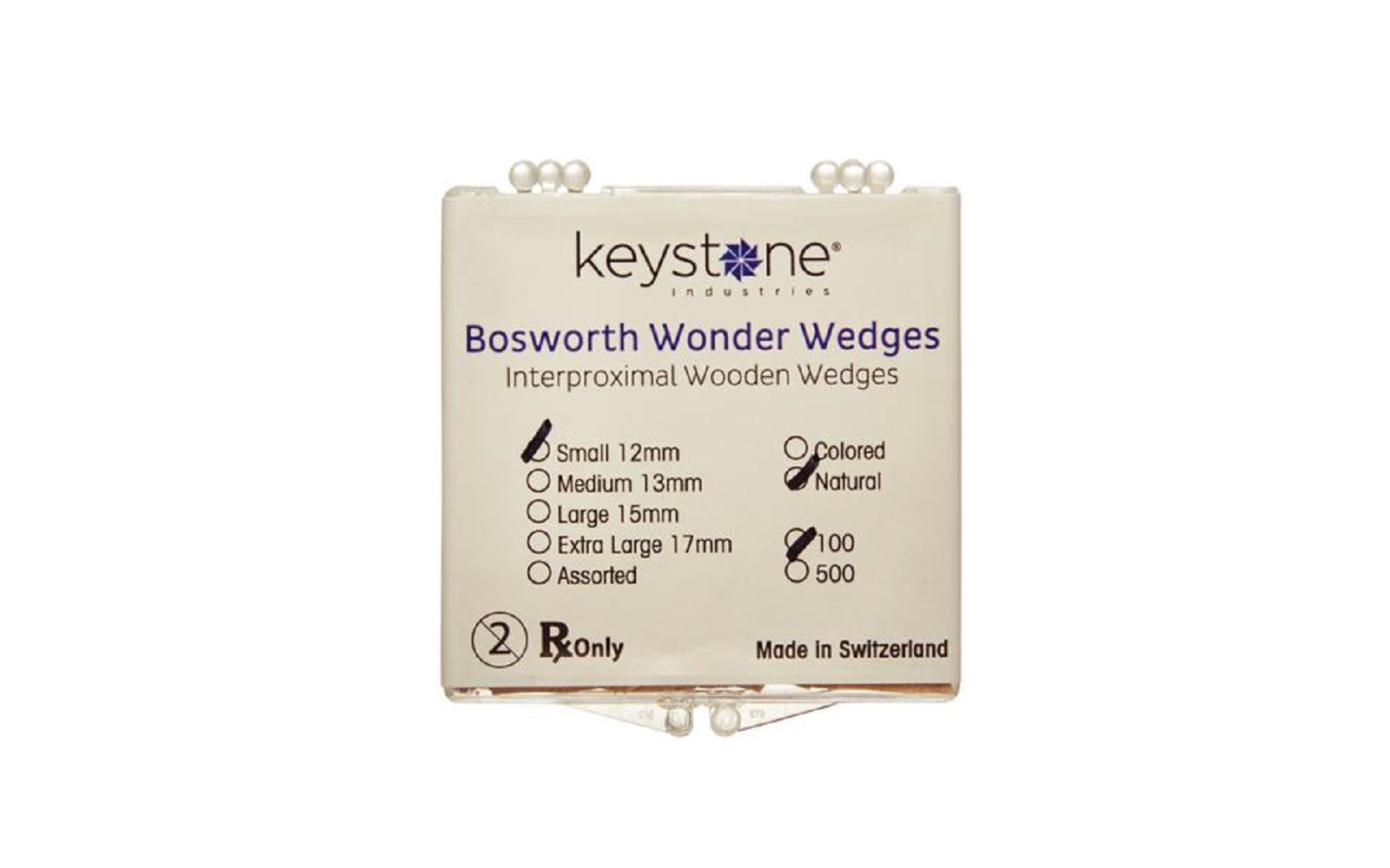 Wonder Wedges® Interproximal Wooden Wedges - Keystone Industries