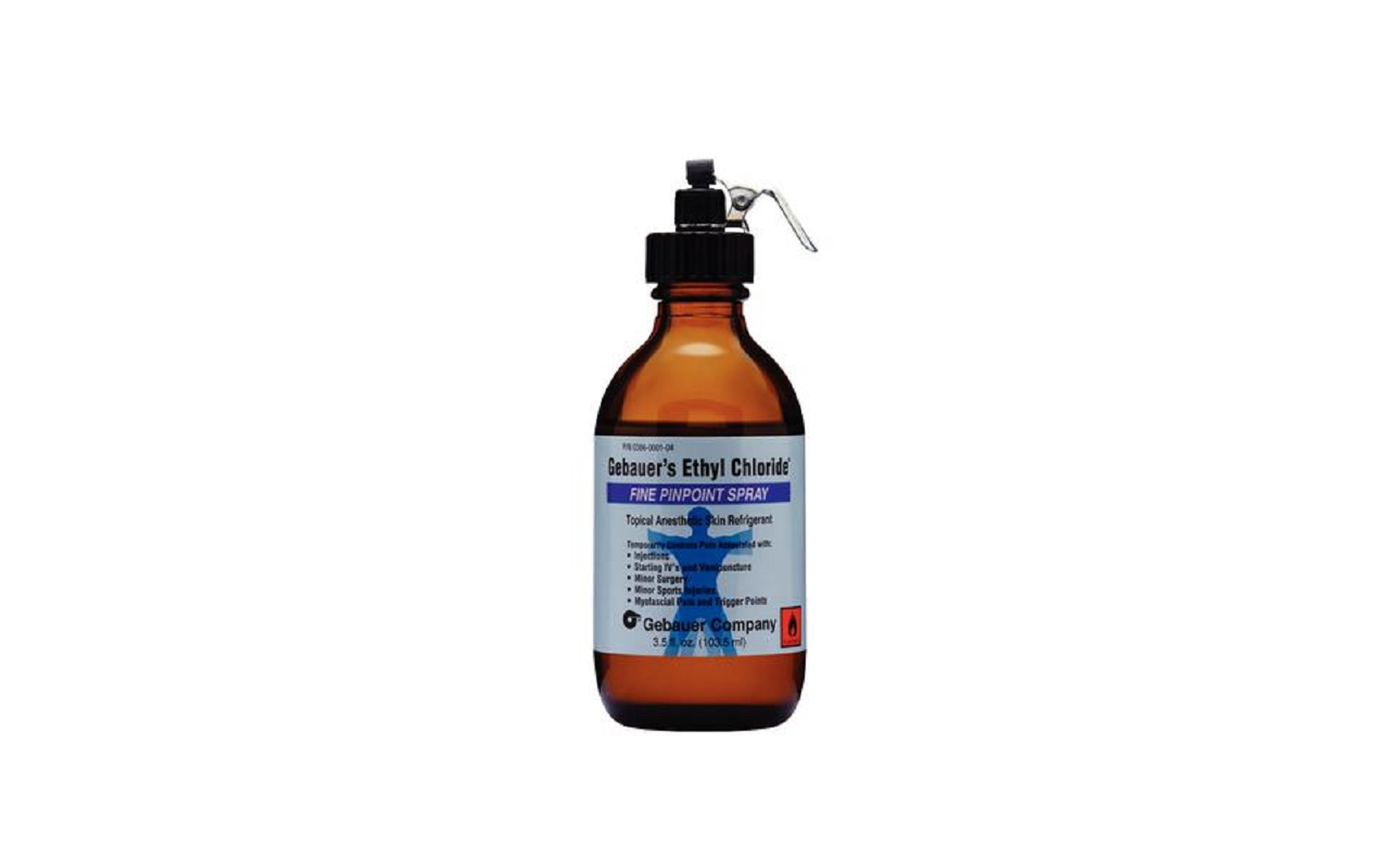 Ethyl Chloride® Topical Anesthetic – 3.5 oz Bottle, Jet Stream - Gebauer Chemical Company