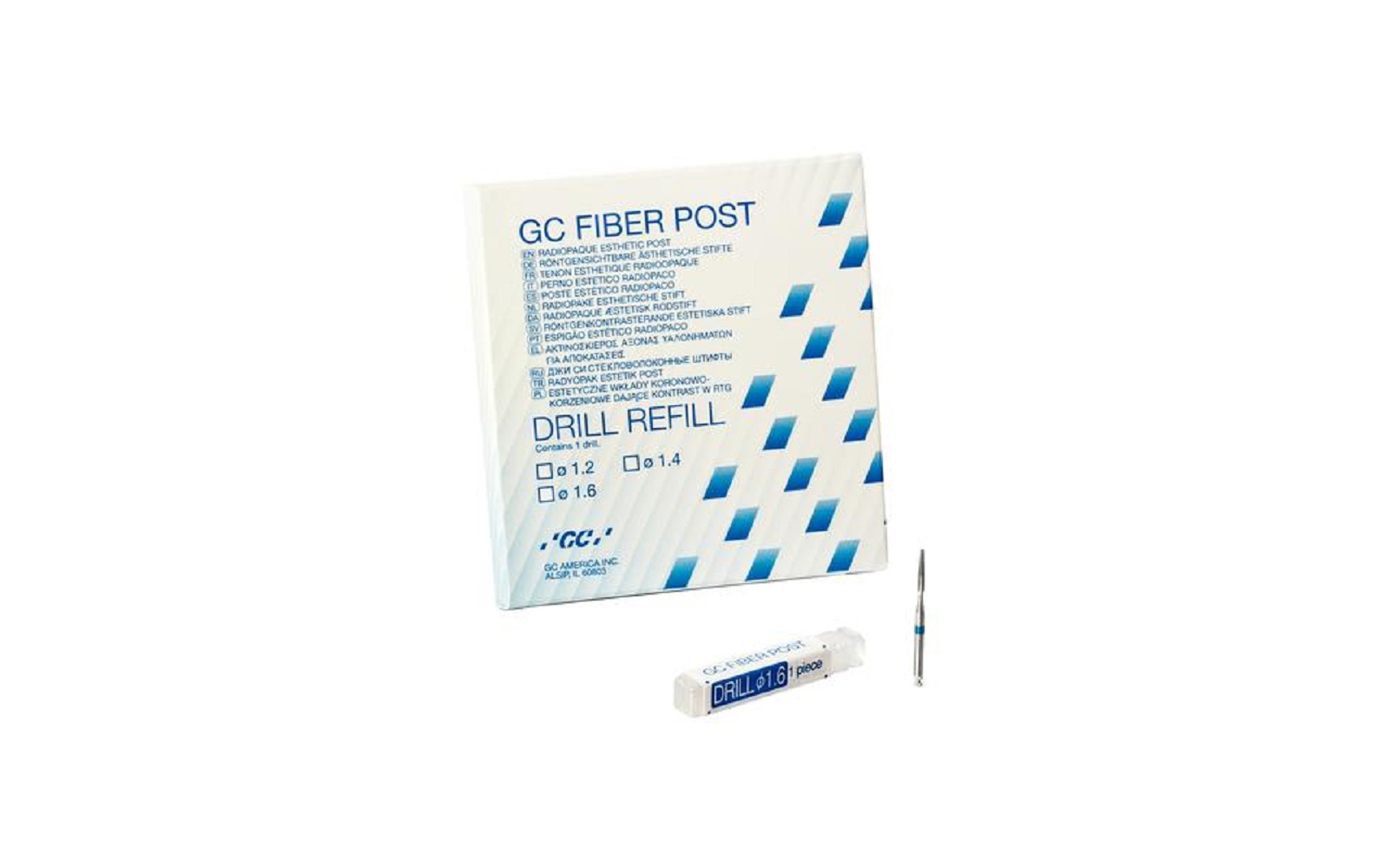 GC Fiber Post Drills, Refill - GC America Inc