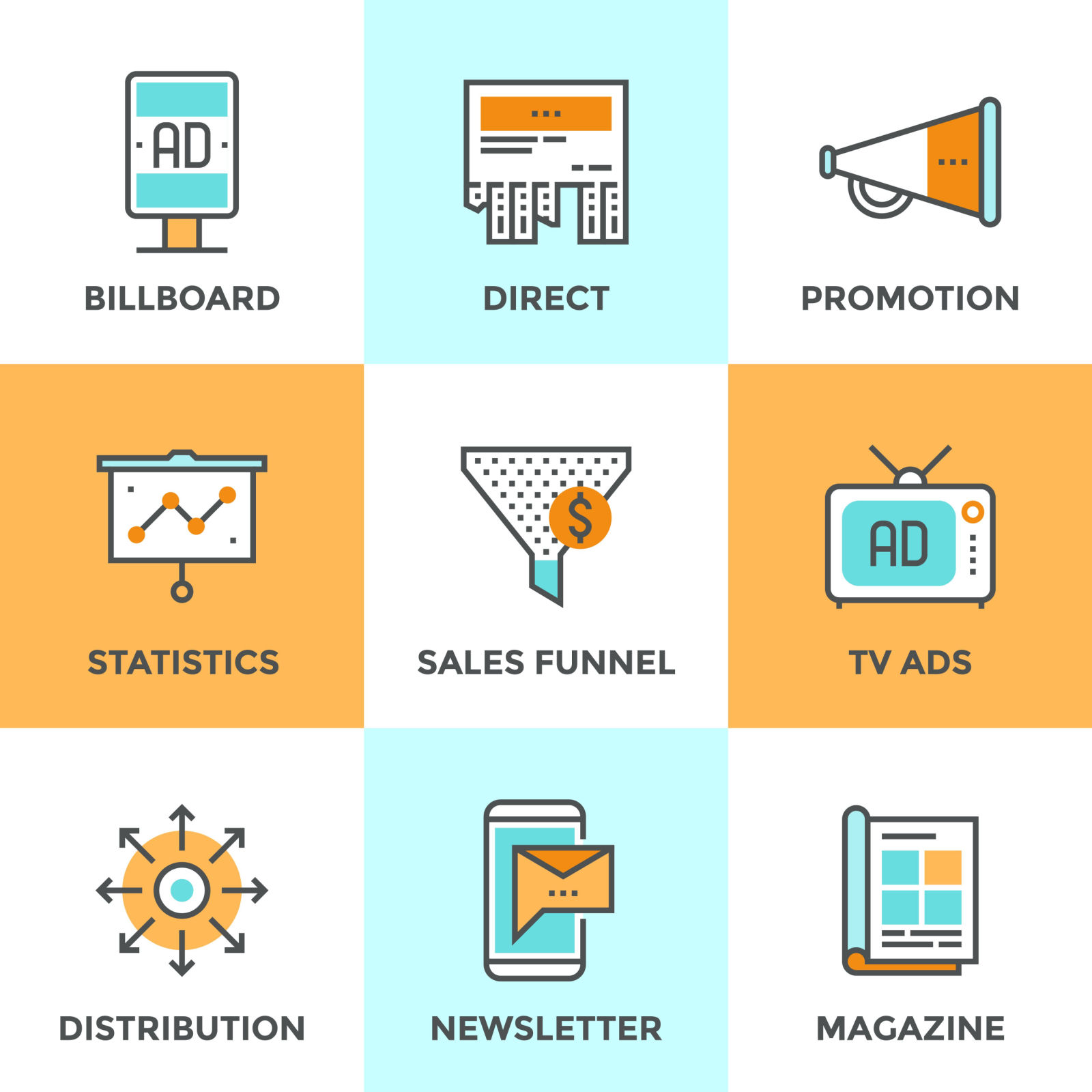 9 types of marketing from tv ads to magazines