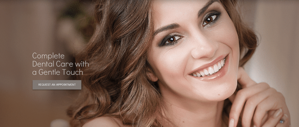 Smiling model