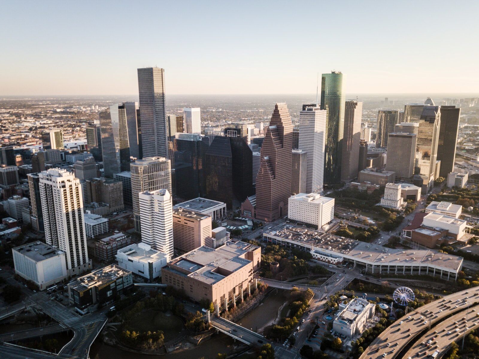 Cityscape of Houston, Texas.