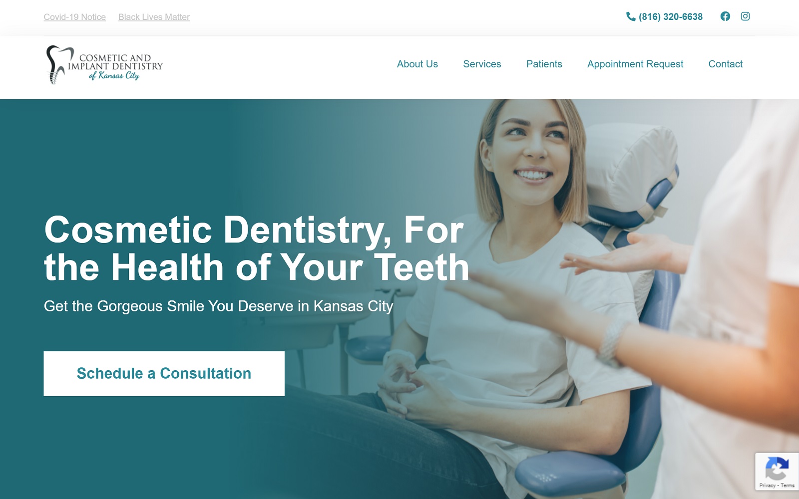 cosmeticimplantdentistrykc.com-screenshot