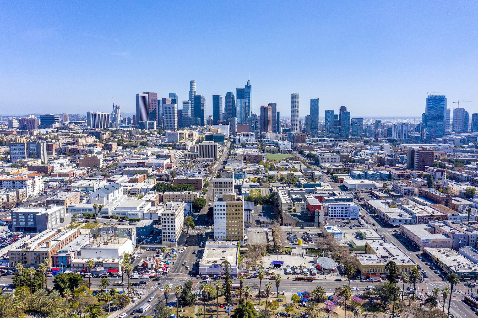 Downtown Los Angeles skyline