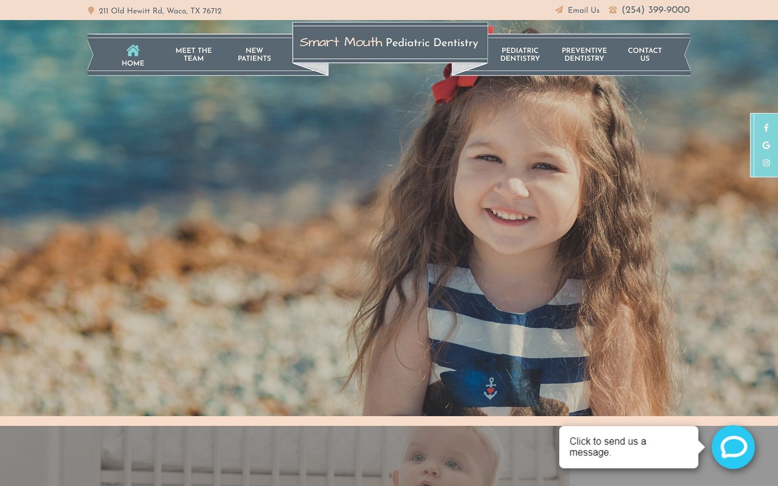 The Screenshot of Smart Mouth Pediatric Dentistry smartmouthpedident.com Website