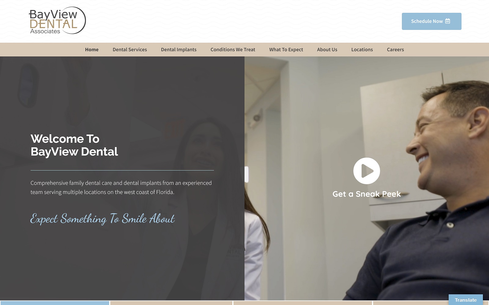 bayviewdental.com screenshot