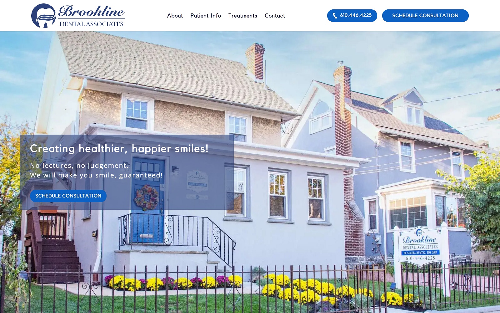 brooklinedentalpa.com screenshot
